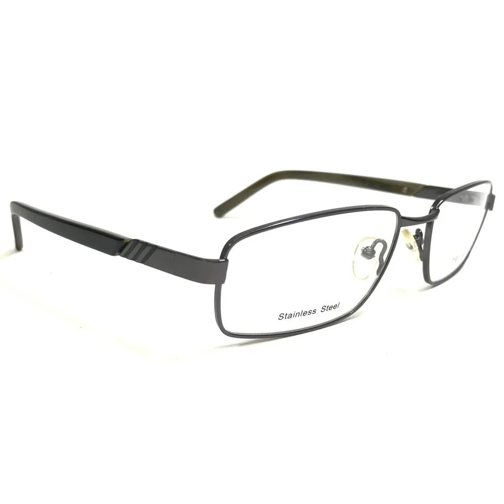 Donald Trump Eyeglasses Frames DT 70-3 Black Gray Green Rectangular 56-17-140